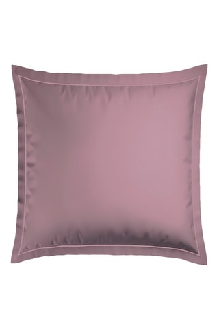 2 taies d'oreiller en satin de coton 80 fils/cm² - Lilas