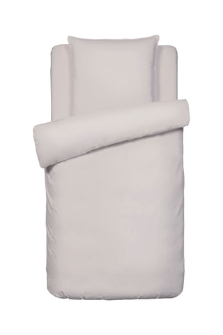 Parure de couette en satin de coton 200 fils/cm² Lace - Taupe