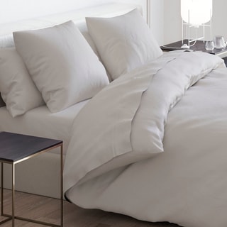 Parure de couette en satin de coton 200 fils/cm² Lace - Taupe