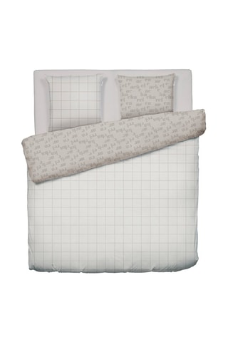 Parure de couette en flanelle de coton Signature - Taupe