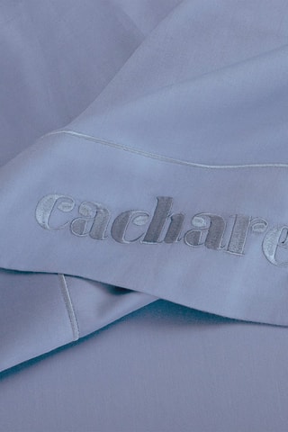 Lenzuolo sopra in raso di cotone 80 fili/cm² - Blu