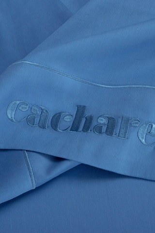 Lenzuolo sopra in raso di cotone 80 fili/cm² - Blu