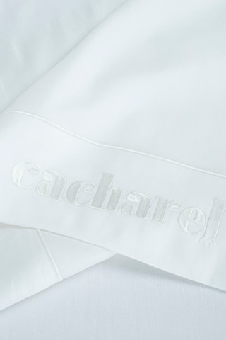 Drap plat en satin de coton 80 fils/cm² - Blanc