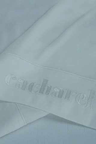 Drap plat en satin de coton 80 fils/cm² - Bleu