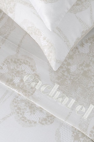 Parure de draps en satin de coton 80 fils/cm² Romanesque - Taupe