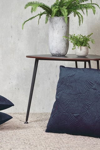 Coussin Bleu foncé - 45 x 45 cm