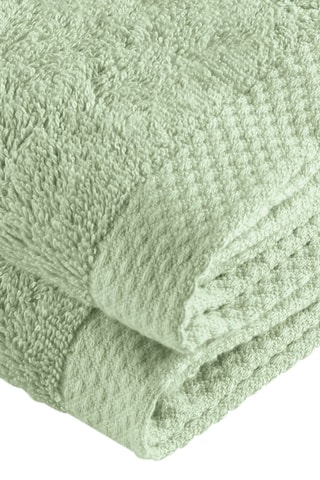 2 asciugamani ospite - Verde prato - 45 x 45 cm