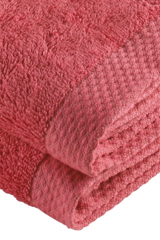 2 serviettes invité - Rose hibiscus - 45 x 45 cm