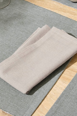 6 serviettes de table - Taupe