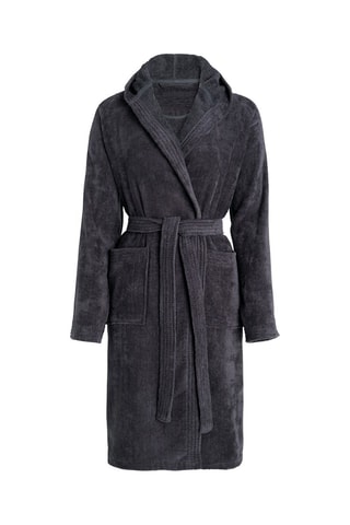 Accappatoio con cappuccio 
Antracite