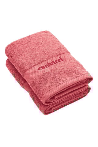 2 serviettes de toilette Rose hibiscus - 50 x 100 cm