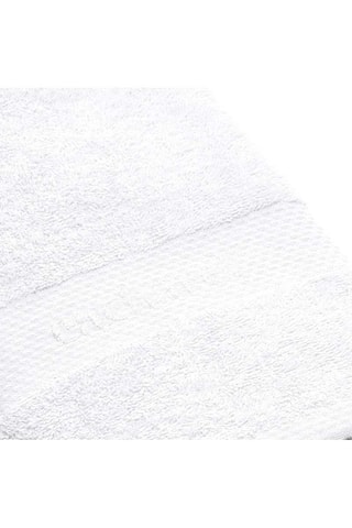 2 serviettes de toilette - Blanc - 50 x 100 cm