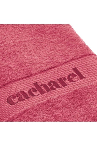 2 serviettes de toilette et 2 draps de douche - Rose foncé