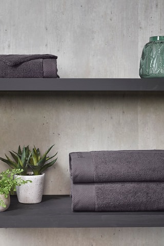Drap de douche Simplement bain - Gris foncé