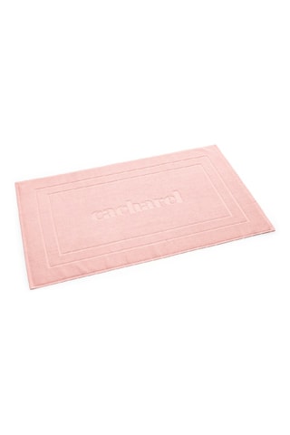Tapis de bain en coton peigné 900 fils/cm² - Rose saumon - 60 x 100 cm