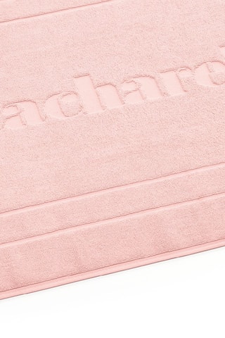 Tapis de bain en coton peigné 900 fils/cm² - Rose saumon - 60 x 100 cm