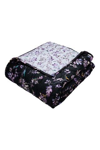 Edredon en polyester 80 fils/cm² Eden Sauvage - Noir