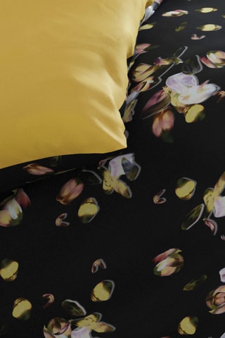 Copripiumino in raso di cotone 80 fili/cm² Aurore - Giallo