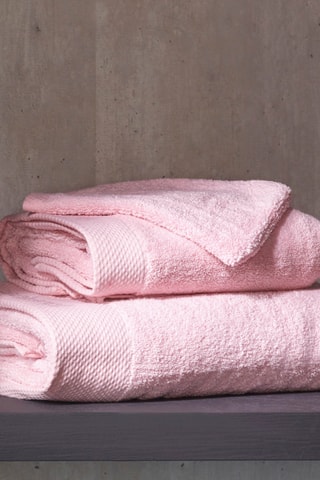 Asciugamano e guanto da bagno - Rosa