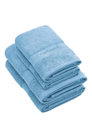 4 asciugamani Brise - Celeste