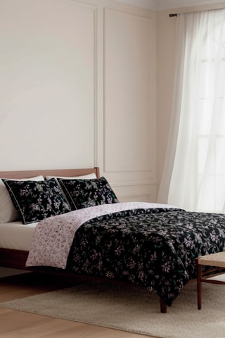 2 taies d’oreilles en satin de coton 80 fils/cm² Eden Sauvage - Violet