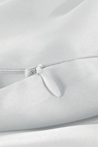 Taie d'oreiller en soie Lunéia - Blanc