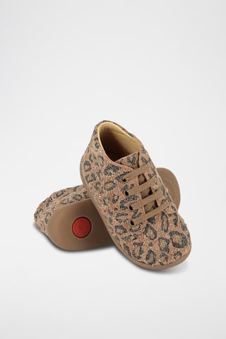 Bottines en nubuck - Marron et anthracite