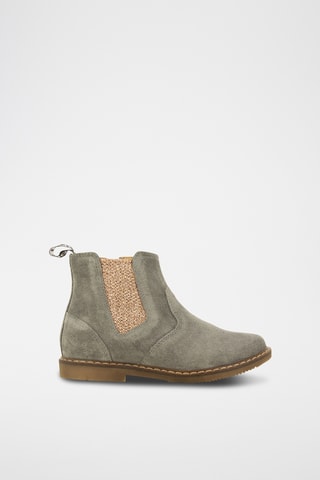 Bottines en nubuck - Gris foncé
