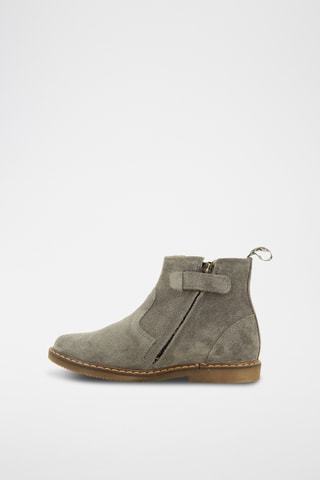 Bottines en nubuck - Gris foncé