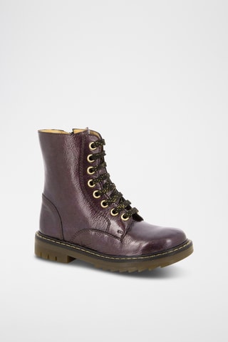 Bottines en cuir de chèvre - Violet