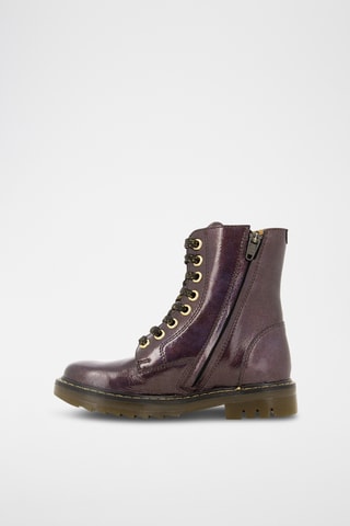 Bottines en cuir de chèvre - Violet
