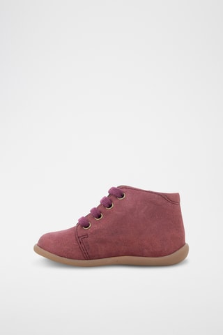 Bottines en cuir - Bordeaux