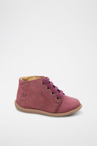 Bottines en cuir - Bordeaux