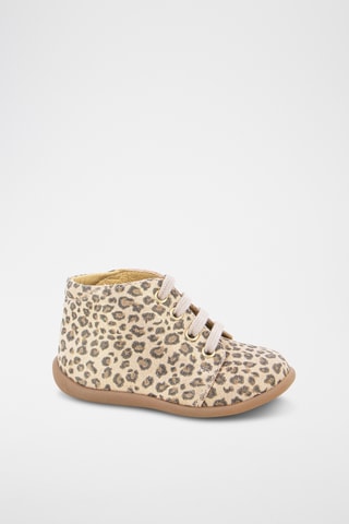 Bottines en nubuck - Beige