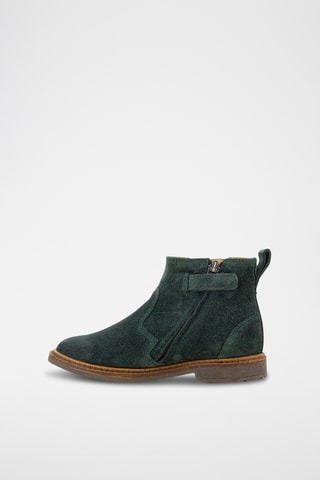 Bottines en nubuck - Vert