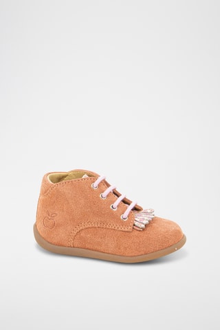 Bottines en nubuck - Rose