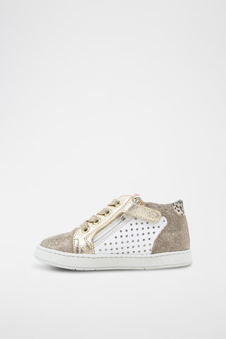 Baskets montantes en cuir - Blanc