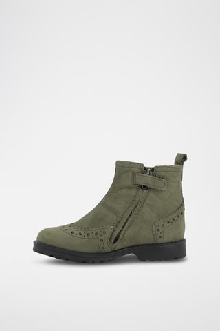 Bottines en cuir - Kaki