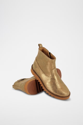 Bottines en cuir - Doré