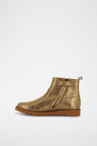 Bottines en cuir - Doré