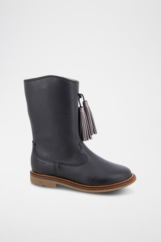 Bottines en cuir - Noir