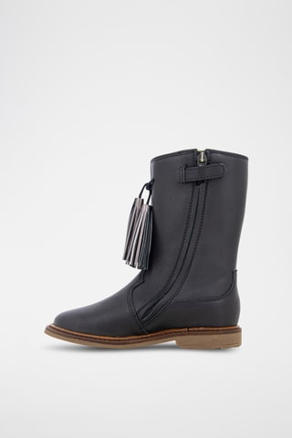 Bottines en cuir - Noir