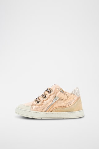 Bottines en cuir - Rose poudré