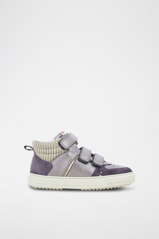 Baskets montantes en cuir - Violet