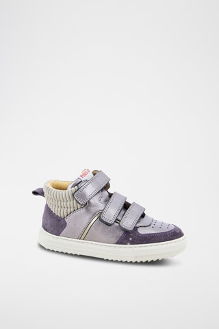 Baskets montantes en cuir - Violet