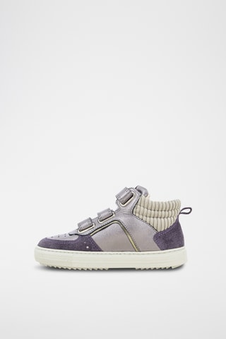 Baskets montantes en cuir - Violet