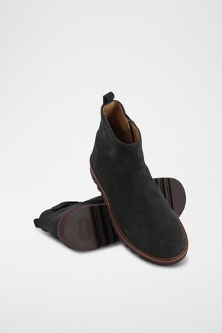 Bottines en cuir - Noir