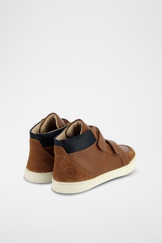 Bottines en cuir - Camel