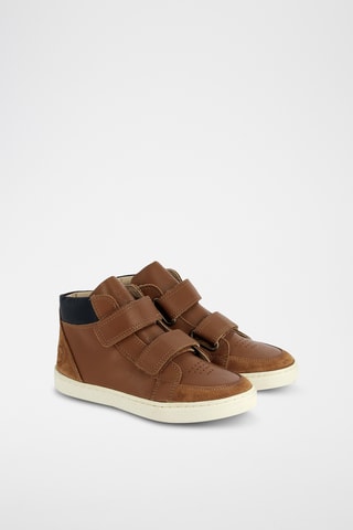 Bottines en cuir - Camel