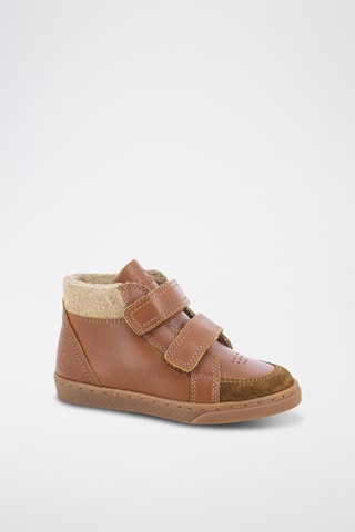 Bottines en cuir - Marron